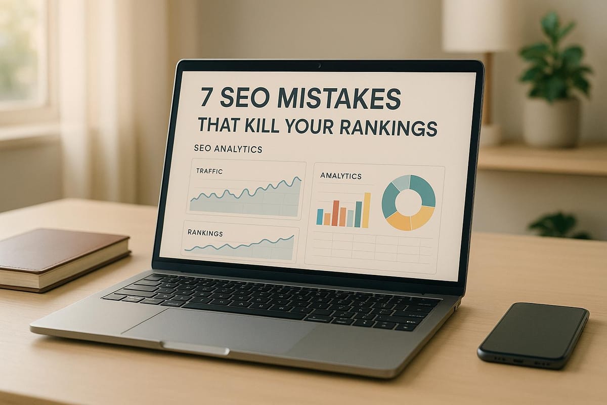 7 SEO Mistakes That Kill Your Rankings Feature image