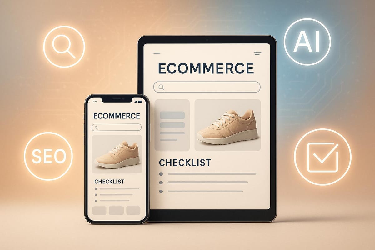 Ecommerce SEO Checklist for 2025 Feature image
